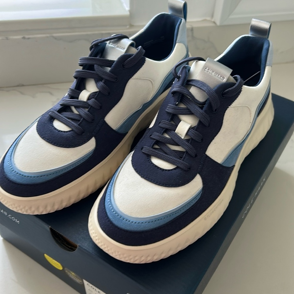 Cole Haan Sneakers Gen ZG Il Blue/Ivory NWT size 9 with box